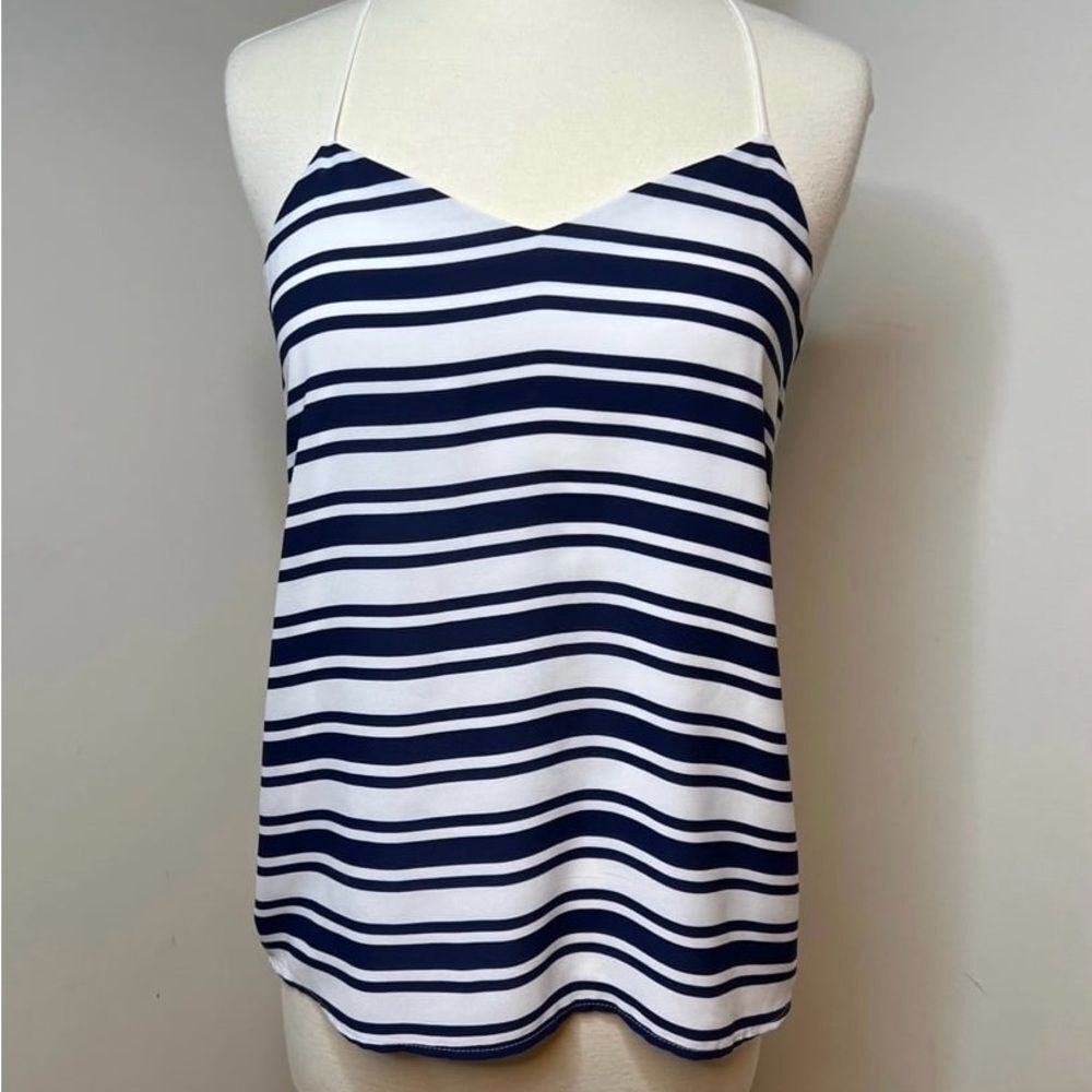 Express Striped Spaghetti Strap Tank Top